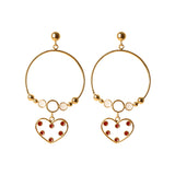 Heart XL hoops