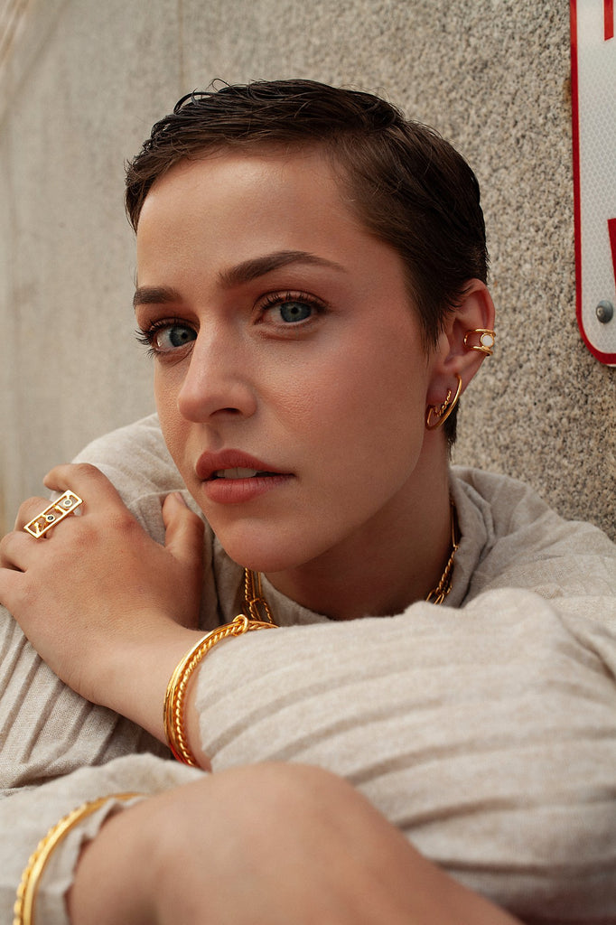 Full Moon Ear Cuff