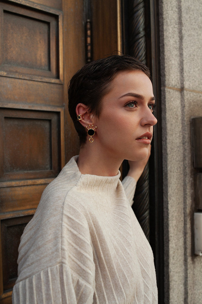 Full Moon Ear Cuff