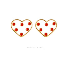 Load image into Gallery viewer, Heart Earrings